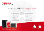 Toshiba - Advance Storage Partner