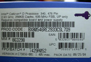 Celeron D 340