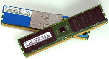 8-ГБ модули FB-DIMM от Samsung. Других таких просто нет.