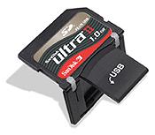 Тоже с открытым разъемом USB.