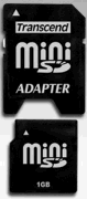 1 ГБ Mini SD карта с адаптером
