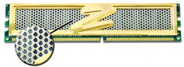 Ячеистый радиатор XTC для памяти от OCZ Technology