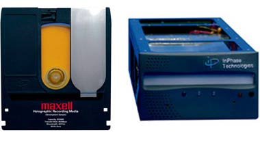 Голографический носитель от Maxell и привод Tapestry от InPhase