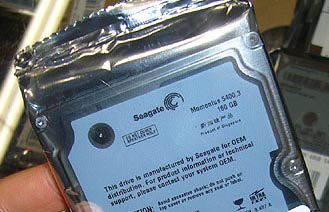Seagate ST9160821A. Первый