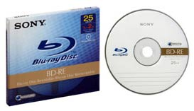 Sony BNE25A - перезаписываемый 25-ГБ Blu-ray носитель