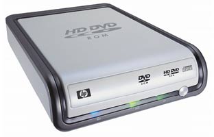 HP hd100. Первый HD DVD-ROM.