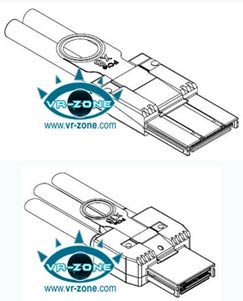 Разъёмы для кабеля PCIe x8 (вверху), x16