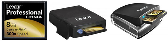 Lexar анонсирует: 8-ГБ CompactFlash и пару скоростных карт-ридеров