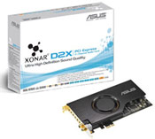 Asus Xonar D2X. Звук по интерфейсу PCIe.