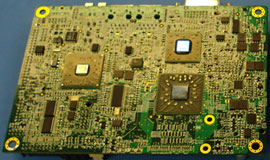 Плата AMD K8 BGA (вид снизу)