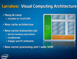 Intel Larrabee: много ядер, новый кэш и векторный процессор