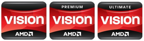 Категории бренда AMD Vision