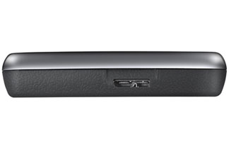 Со стороны разъёма USB 3.0