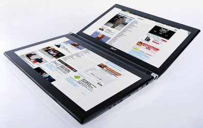 Acer Iconia. Ноутбук с двумя 14