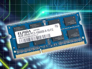 Модуль DDR3 SO-DIMM Elpida объёмом 4 ГБ