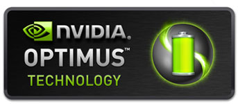Ищите на ноутбуках: логотип NVIDIA Optimus