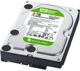 3-ТБ SATA HDD WD Caviar Green