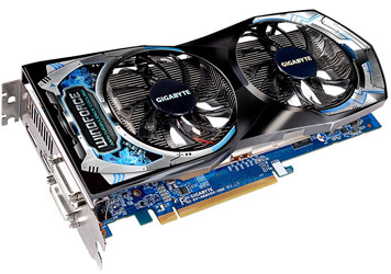 Вариант Radeon HD 6850 компании Gigabyte (GV-R685D5-1GD)