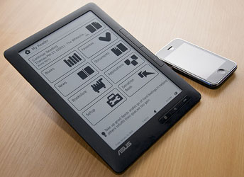 Электронная книга ASUS Eee Reader DR900 с 9-дюймовым экраном
