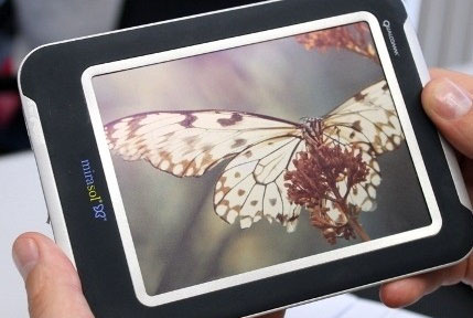 Макет электронной книги с цветным экраном Qualcomm mirasol