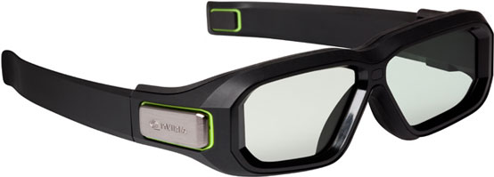 Новые активные затворные очки из комплекта NVIDIA 3D Vision 2