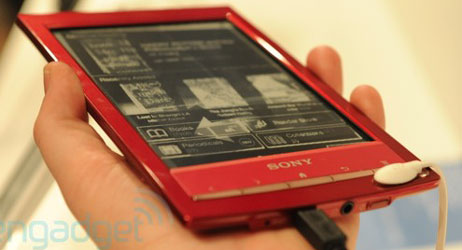 Электронная книга Sony Reader Wi-Fi (модель PRS-T1) с 6-дюймовым экраном E Ink