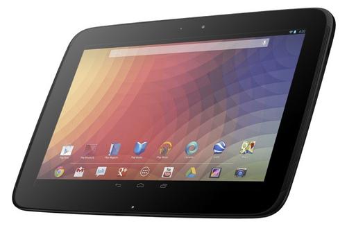 Планшет Google Nexus 10 с 10-дюймовым экраном