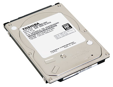 Первый гибридный жёсткий диск компании Toshiba