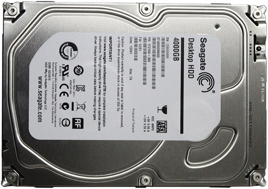 Seagate ST4000DM000 — 4 ТБ на скорости 5900 об./мин.