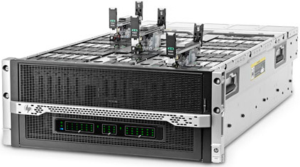 Сервер HP Moonshot 1500 на процессорах Intel Atom
