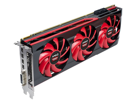 Двухпроцессорная видеокарта (эталонная) AMD Radeon HD 7990