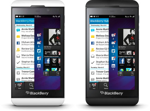 Сенсорный смартфон BlackBerry Z10