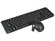 Комплект клавиатура + мышь Комплект клавиатура + мышь Logitech "MK220 Wireless Combo" 920-003169, беспров., черный. Вид спереди 1.