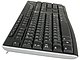 Клавиатура Клавиатура Logitech "k270 Wireless Keyboard" 920-003757, беспров., черно-серый. Вид сбоку.