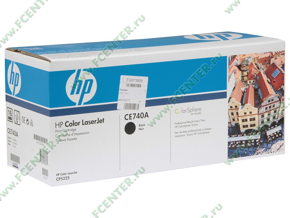 Картридж Картридж HP "307A" CE740A. Коробка.