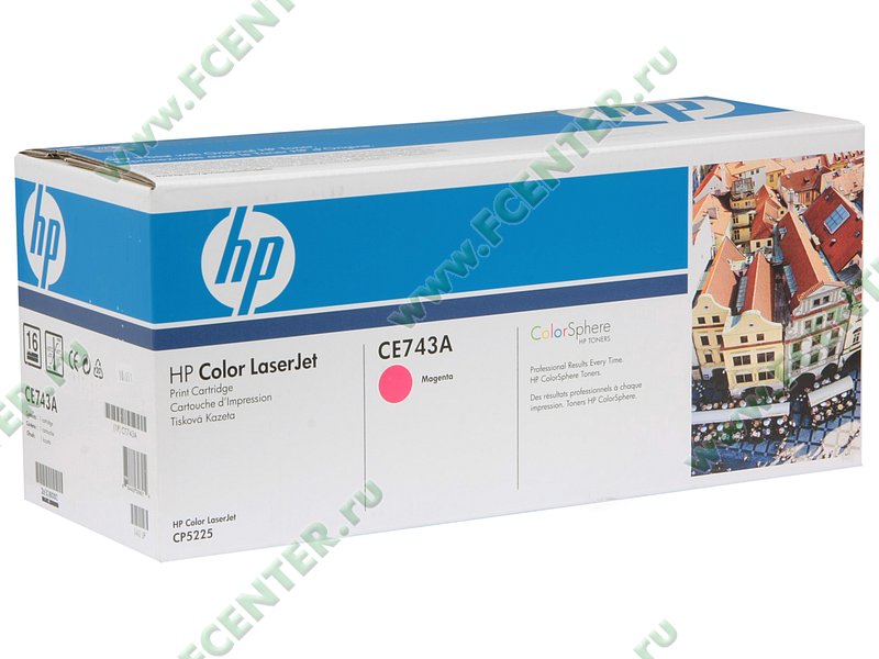 Картридж Картридж HP "307A" CE743A. Коробка.
