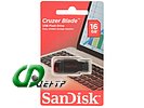Накопитель USB flash 16ГБ SanDisk "Cruzer Blade" SDCZ50-016G-B35, черно-красный