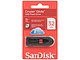 Накопитель USB flash Накопитель USB flash 32ГБ SanDisk "Cruzer Glide",SDCZ60-032G-B35 черный. Коробка.