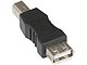 null USB2.0 A(F)-B Flextron "AU2-BMAF-01-P1". Вид спереди.