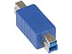 null USB3.0 B-B Flextron "AU3-micBmicB-01-P1". Вид спереди.