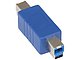 null USB3.0 B-B Flextron "AU3-micBmicB-01-P1". Вид сзади.