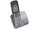 Радиотелефон Радиотелефон Panasonic "KX-TG6811RUM" DECT, с опред.номера, серый. Вид спереди.