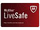 Программа для комплексной защиты McAfee "LiveSafe" (регистрационная карта). Вид cпереди.