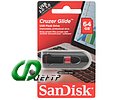 Накопитель USB flash 64ГБ SanDisk "Cruzer Glide" SDCZ60-064G-B35, черный