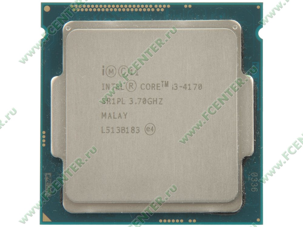 Процессор Процессор Intel "Core i3-4170". Вид сверху.
