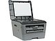 Многофункциональное устройство Многофункциональное устройство Brother "DCP-L2500DR" A4, лазерный, принтер + сканер + копир, ЖК, серо-черный. Вид спереди 2.