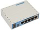 Беспроводной маршрутизатор Беспроводной маршрутизатор MikroTik "hAP RB951Ui-2nD" WiFi + 4 порта LAN 100Мбит/сек. + 1 порт LAN/WAN 100Мбит/сек. + 1 порт USB2.0. Вид сзади.