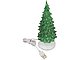 Новогодняя елка ORIENT "Ледяная елка с музыкой" 339M, светящаяся (USB). Вид спереди.