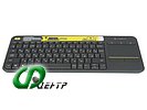 Клавиатура Logitech "k400 Plus Wireless Touch Keyboard" 920-007147, беспров., с сенсорной панелью, серый