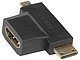 Переходник Переходник micro-HDMI/mini-HDMI<->HDMI. Вид сзади.